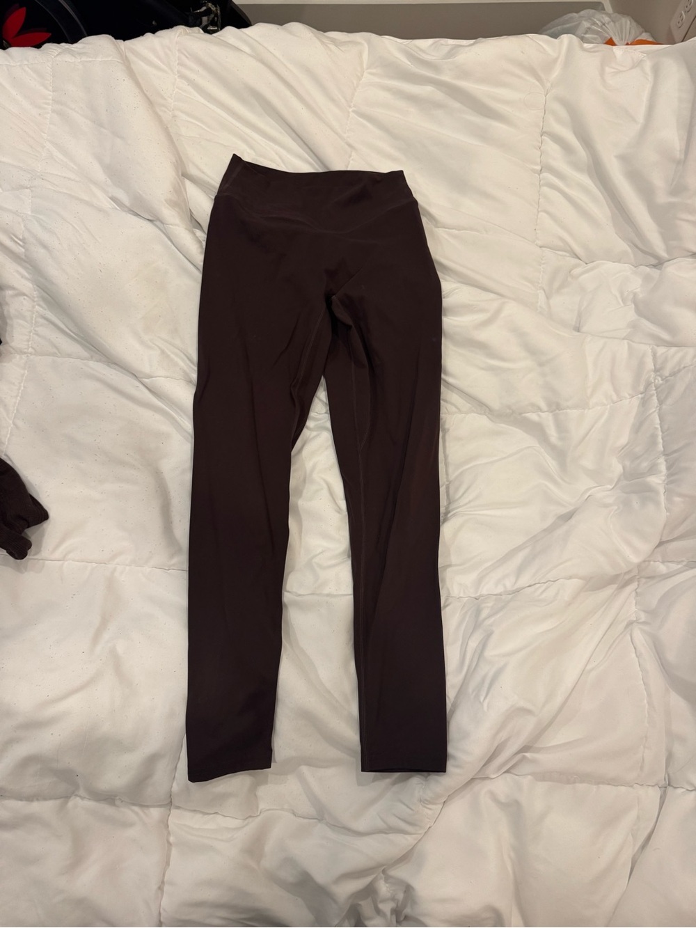 High-Waist Brown Leggings